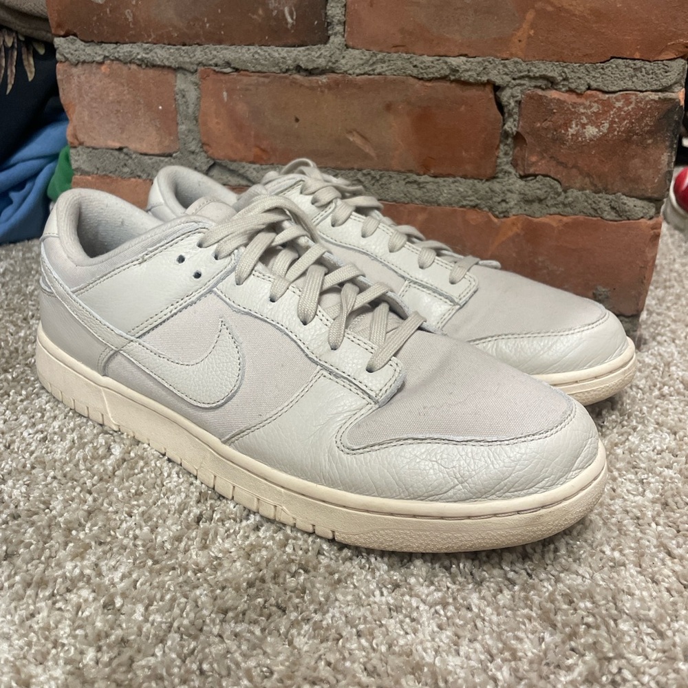 👟 Nike Dunk Low – Triple White / Sail (Men’s 13) 🤍
